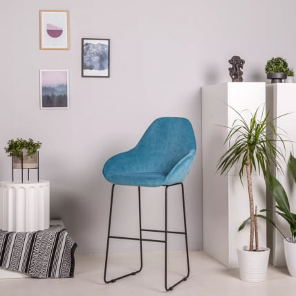 Стул полубарный Кент (ПБ) Блю/Линк / Kent_5