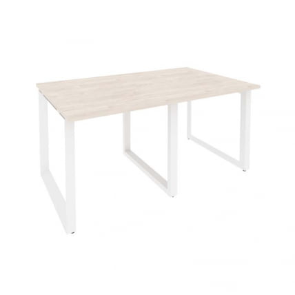 Стол переговорный (2 столешницы) ОНИКС О.МО-ПРГ-2.0 Денвер Светлый/Белый / ONIX O.MO-PRG-2.0_0