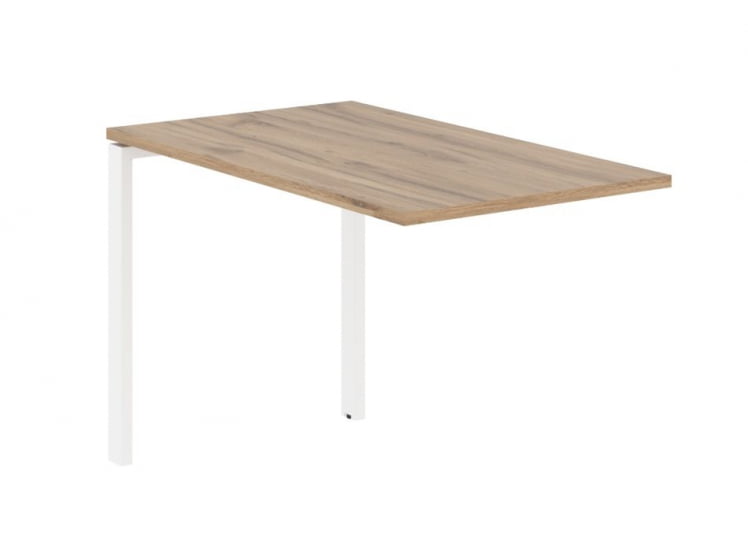 Брифинг-приставка ЕДИС ЕУБ 1167 Дуб Денвер светлый Белый / EDIS EUB_0