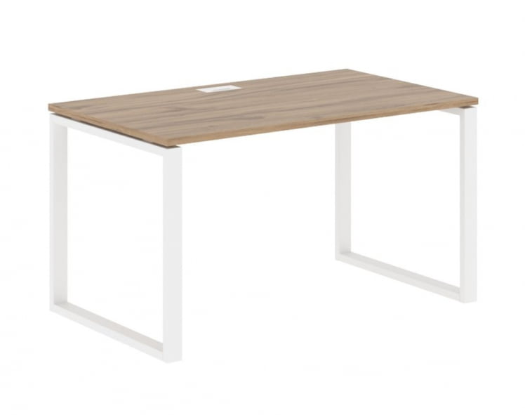 Стол письменный ЕДИС ЕКСТ 1380 Дуб Денвер светлый Белый / EDIS EQST_0