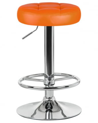 Табурет барный ДОБРИН БРУНО (оранжевый) 2 шт / DOBRIN BRUNO_1
