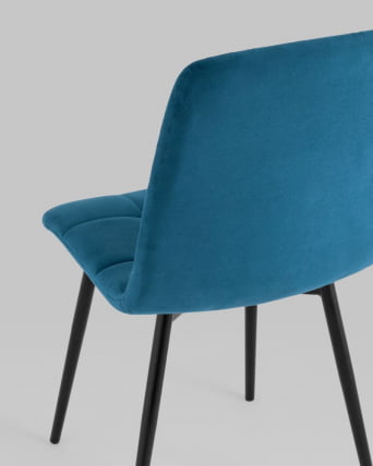Стул Оливер велюр Пыльно-синий / Oliver_6
