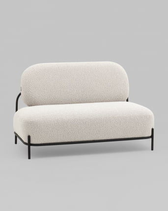 Диван Стоун ткань букле Молочный_0