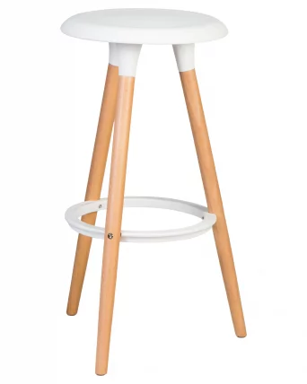 Табурет барный ДОБРИН РОЙCЕ Белый В-02 / DOBRIN ROYCE W-02_0