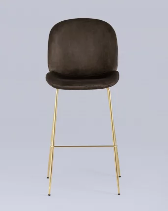 Стул барный Беетле голд Коричневый / Beetle gold_3