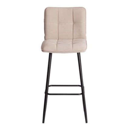 Барный стул Медео/Медео велюр, бежевый, 7, 45х56х113 см / Medeo/Медео_8