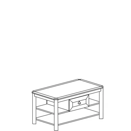 Стол журнальный  Инна 623 Денвер светлый_3