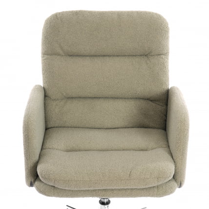 Кресло Довер хром букле, олива, барни дустй греен / Dover barni dusty green_5