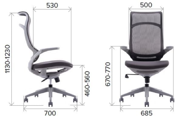 Кресло руководителя Еверпроф Спирит Сетка Синий / Everprof Spirit_5