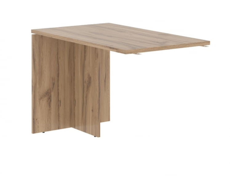 Брифинг-приставка ЕДИС ЕДБ 1167 Дуб Денвер светлый Белый / EDIS EDB_0