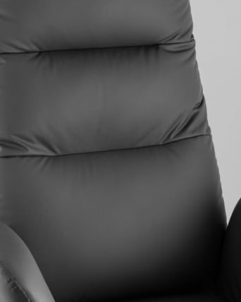 Кресло руководителя ТопЧаирс Солид NC с оттоманкой серый / TopChairs Solid_3