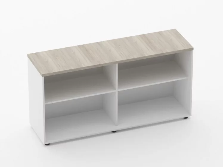 Тумба открытая Дека 9.01.145 Дуб Сантана светлый/Белый / Deka_0