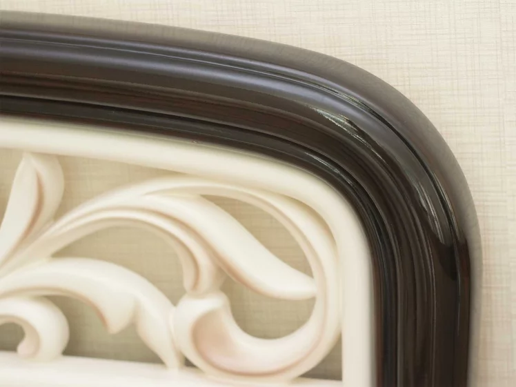 Кровать с подъемным механизмом 160*200 Катрин 92.21 Дуб венге Белый песок Санчо крем_3