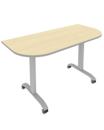 Стол радиусный складной мобильный МОБИЛЕ СЙСТЕМ СМ-5.1 Клен/Мультиплекс / MOBILE SYSTEM_0