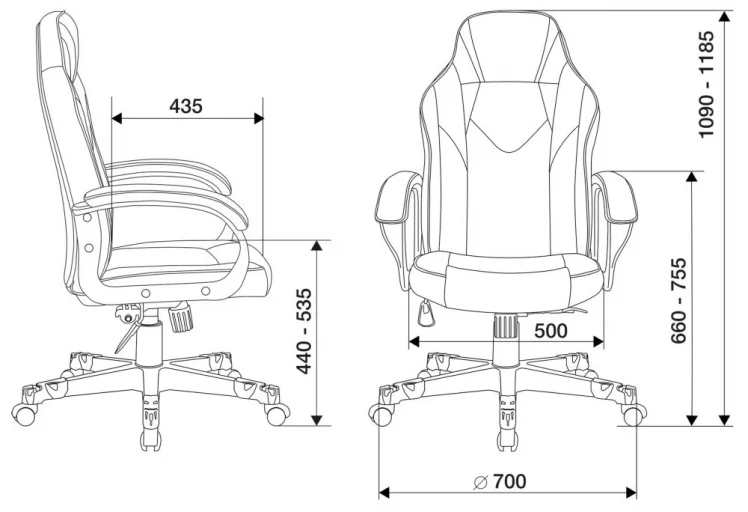 Геймерское кресло Зомбие ГАМЕ 17 Черный / Zombie GAME_17