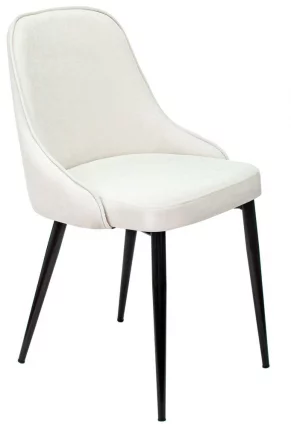 Стул для кухни Бюрократ КФ-5 Молочный Велвет 20 / KF-5 Velvet_0