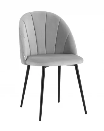 Стул для кухни Логан НЕВ велюр Светло-серый / NEW_0