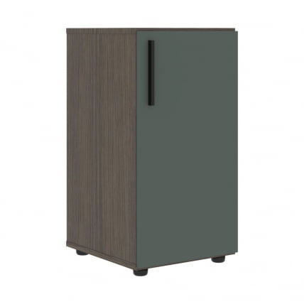 Шкаф-колонка с глухой малой дверью (правый) ВЕЛИОН ВЛCС 40.1 Р Нефрит Дуб Сильвер / VELION VLCS R_0