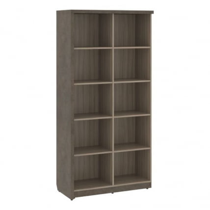 Стеллаж высокий на 5 секций левый ВООД&СТОНЕ СФ-534803 Бетон Чикаго темный Дрифтвуд / WOOD&STONE_0