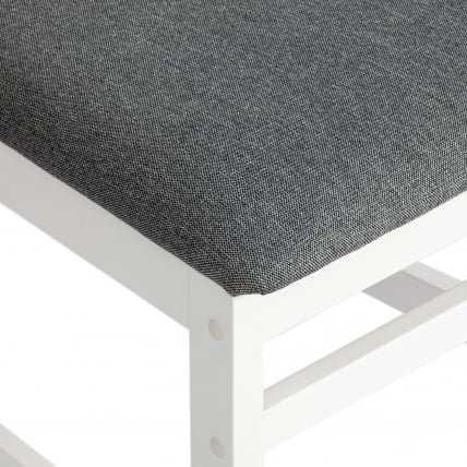 Стул СВЕДЕН Многослойная фанера, 41*40*99 см, вхите, ткань темно-серая (150) разобранный / SWEDEN white,_6