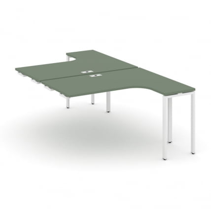 Рабочая станция-приставка к опорным тумбам CОНCЕПТ CН.ДСАПР-002 Сандал Янтарный Белый / CONCEPT CN.DSAPR-002_0