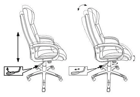 Кресло руководителя Бюрократ CХ-824/БЛАCК / CH-824/BLACK_4