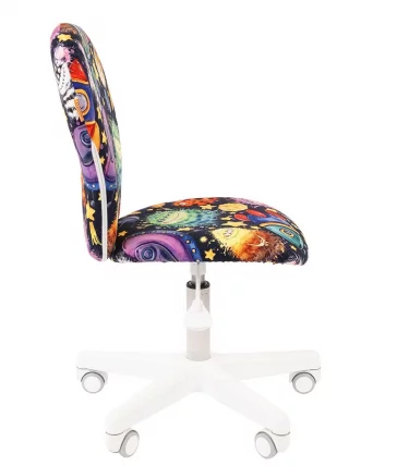 Детское кресло CХАИРМАН ТИН (Кидс) 105 белый пластик НЛО / CHAIRMAN (Kids)_2