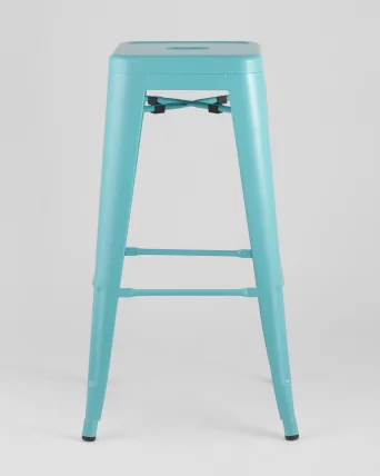 Стул барный Толикс Голубой матовый / Tolix_2