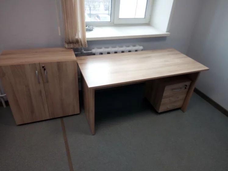 Стол рабочий Альфа 64.10 Дуб Кронберг_2