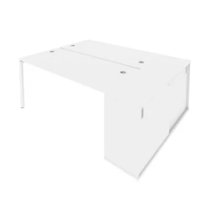 Рабочая станция с опорным шкафом-купе Метал Сйстем Б.РС-СШК-1.4 Белый / Metal System_0