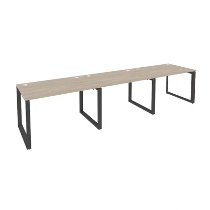 Рабочая станция на О-образном м/к ОНИКС О.МО-РС-3.2.8 Дуб Аттик/Антрацит / ONIX O.MO-RS-3.2.8_0