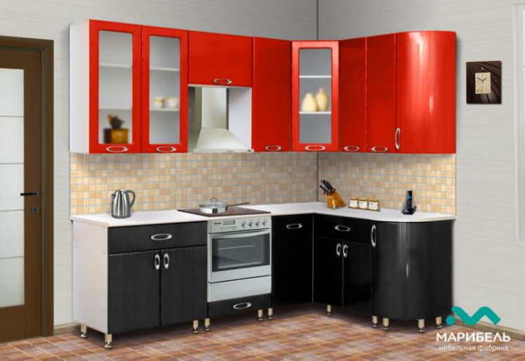 КУХОННЫЙ ГАРНИТУР «МЫЛО 128» 2,4 х 1,5 м 18862_0