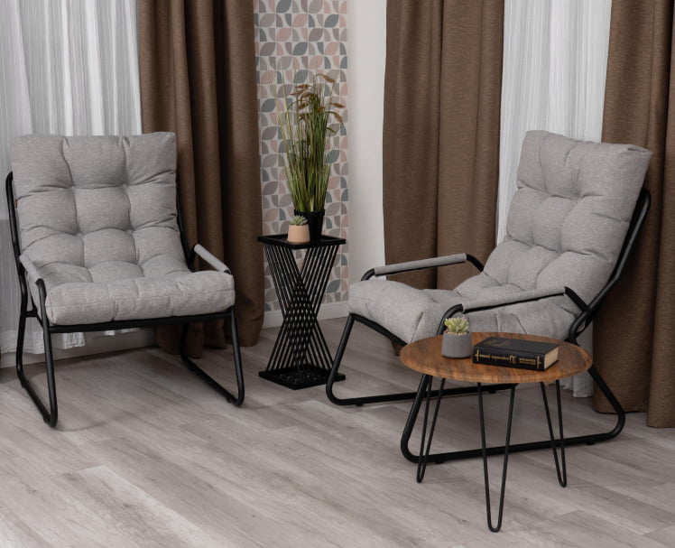 Кресло Ерго/Эрго К рогожка, серо-бежевый, 3М 16/2 / Ergo/Эрго 3M_11