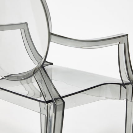 Кресло МЕДЭЛИОН (мод. 922) пластик, 56,5*53,2*92,5см, серый / MEDALION (mod._5