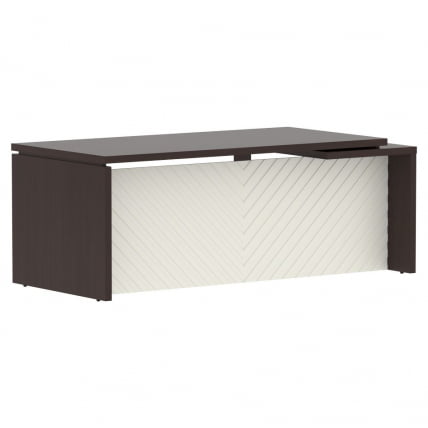 Стол руководителя левый Торр ЛУКС ТЛCТ 209 Л Венге Магия Латте / Torr LUX TLCT L_0