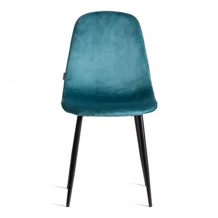 Стул БРЕЕЗЕ (мод. ДЖСC-58) Велюр/металл , 44 х 53 х 86 см, лигхт блуе (светло-синий) ХЛР60 / черный / BREEZE (mod. JSC-58) light blue HLR60_4