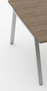 Л-образный металлический каркас с траверсами Дека 74.145.16 К Металлик матовый муар / Deka_0