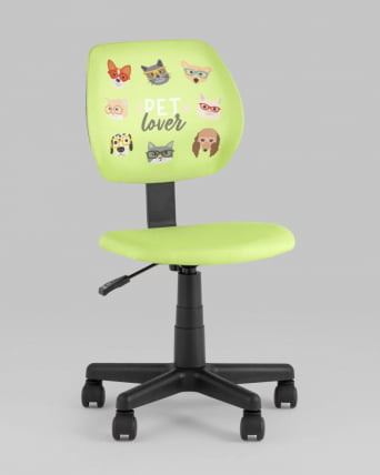 Кресло компьютерное детское ЛОЛО Пет Ловер зеленый / Pet Lover_6