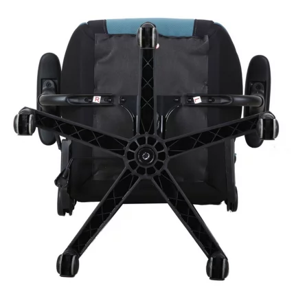 Кресло компьютерное БРАБИКС ГТ Расер ГМ-100 Черный-голубой / BRABIX GT Racer GM-100_2