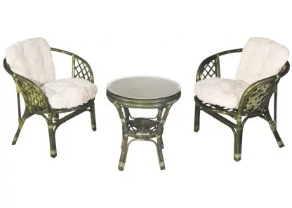 Комплект Багама дуэт, подушки светлые обычные Бахама13 олива / Bahama13_0