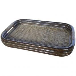 Поднос прямоугольный 21/04 венге матовый_0