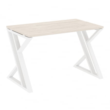 Стол рабочий ЛОФТ ВР.Л-СРЗ-2.7 Металл белый Денвер светлый / LOFT VR.L-SRZ-2.7_0