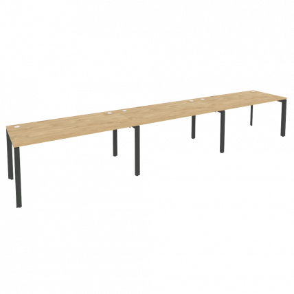 Рабочая станция на П-образном м/к ОНИКС О.МП-РС-3.4.8 Тиквуд Светлый/Антрацит / ONIX O.MP-RS-3.4.8_0