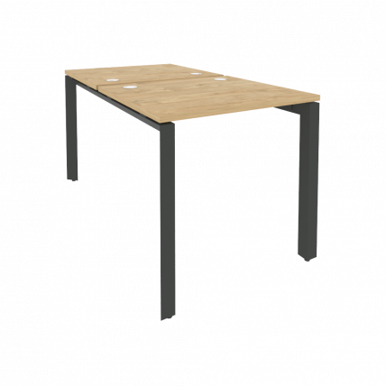 Рабочая станция на П-образном м/к ОНИКС О.МП-Д.РС-2.0.7 Тиквуд Светлый/Антрацит / ONIX O.MP-D.RS-2.0.7_0