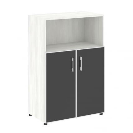 Шкаф Ялта ЛТ.СТ-2.2 Р блаcк Снежная Патина/Стекло Блаcк 800*450*1195 / LT.ST-2.2 R black Black_0