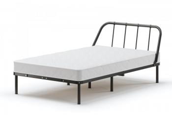 Кровать Мира с ортопедическими латами Материал фасада: Металл; Спальное место: 1600х2000 мм; Цвет: Серый_0