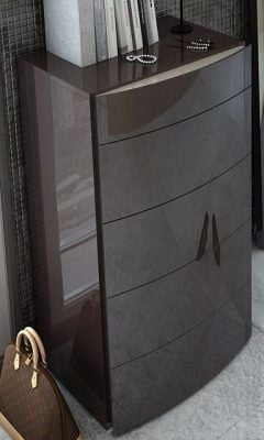 Комод вертикальный ФЕНИCИА Мобилиарио А3008 БАРCЕЛОНА Шоколад / FENICIA Mobiliario BARCELONA_0