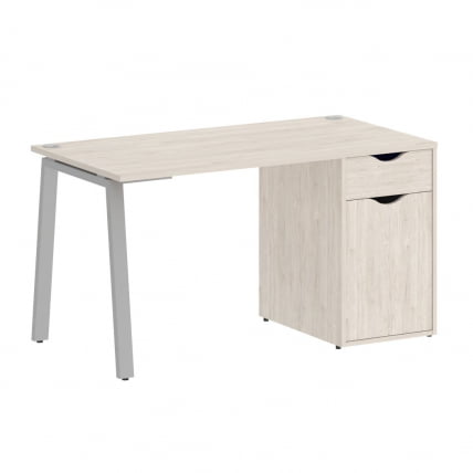 Стол письменный ХОМЕ ОФФИCЕ ВР.СП-3-138.1.А Денвер Светлый/Серый металл / HOME OFFICE VR.SP-3-138.1.A_0