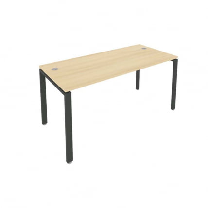 Стол письменный МЕТАЛ СЙСТЕМ Б.СП-4 Акация/Антрацит / METAL SYSTEM_0