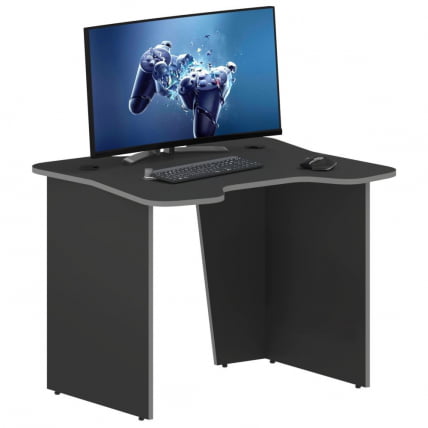 Игровой компьютерный стол СКИЛЛЛ СКЛ 100CБ антрацит/металлик / SKILLL SKL 100CB_2